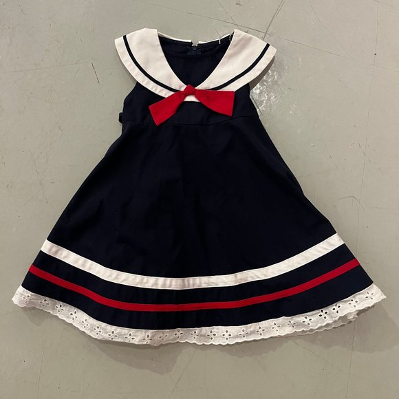 Sophie Rose Other - Sophie Rose Sailor Dress 18 Mos Toddler Baby Sleeveless Red White Blue NEW